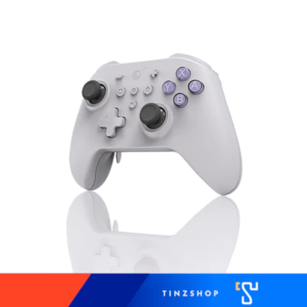 จอยเกมไร้สาย GuliKit Pro Controller NS39 KK3 MAX Retro Series สีขาว ปุ่มม่วง_1